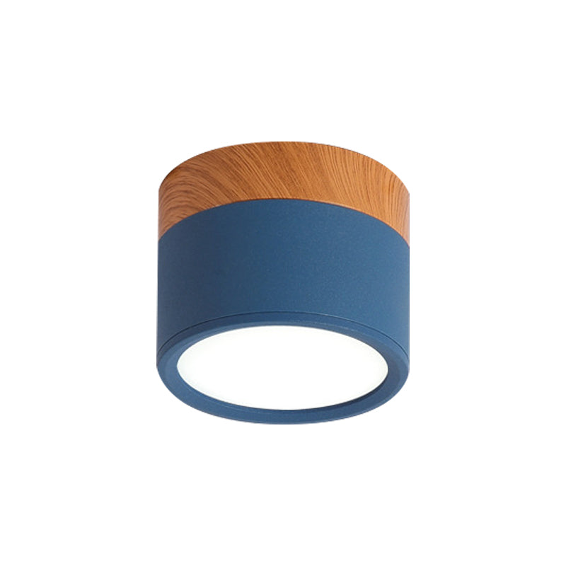 Macaron - Kleine Gele/Blauwe/Zwarte Plafondlamp