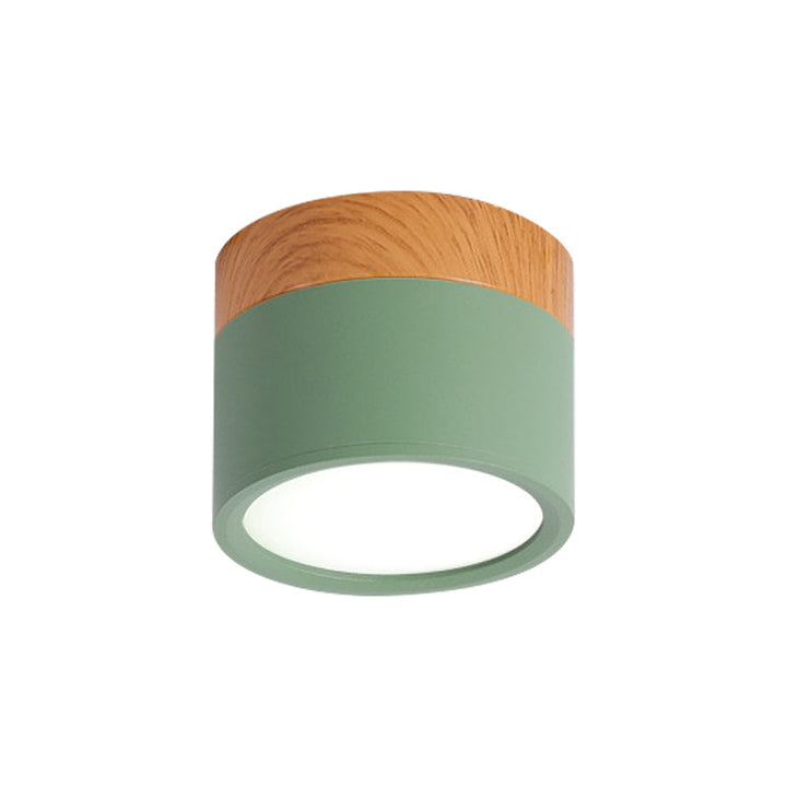 Macaron - Kleine Gele/Blauwe/Zwarte Plafondlamp