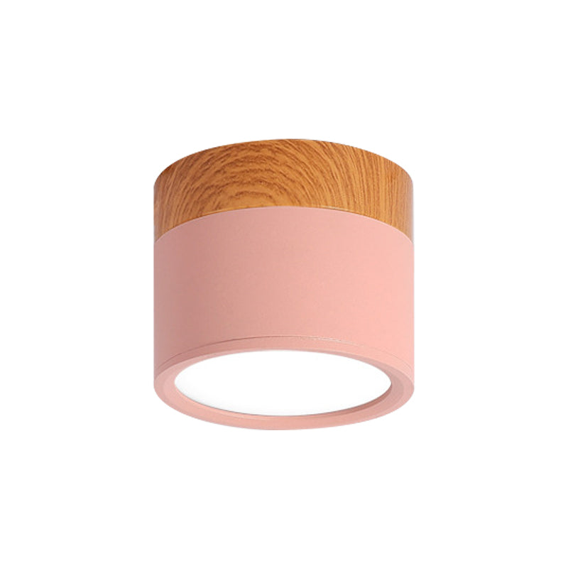 Macaron - Kleine Gele/Blauwe/Zwarte Plafondlamp