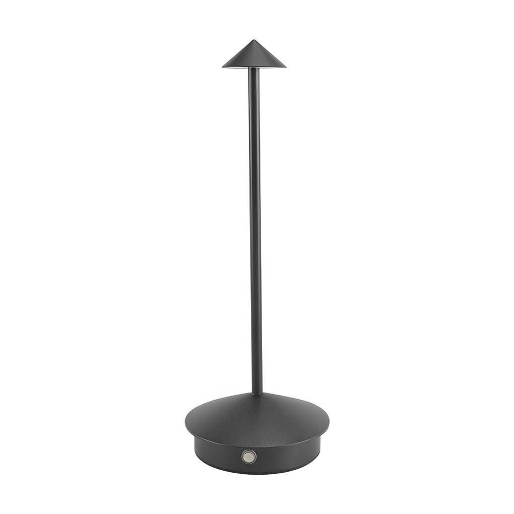ArtiGlow - Lange Staaf Driehoek Paddenstoel Tafellamp met 3-Staps Dimbaar USB Touch Aan/Uit