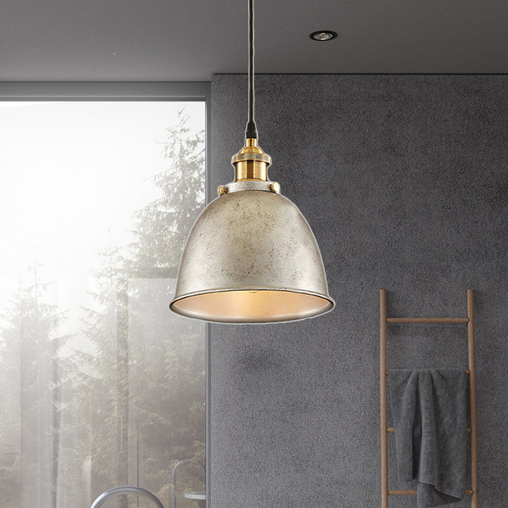 DomeLight - Hanglamp van Smeedijzer met Sfeervolle Uiterlijk