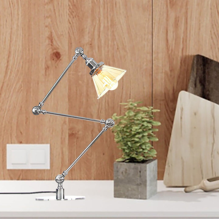 LumiClear - Kegele Clear Glass Tafellamp Elegabel
