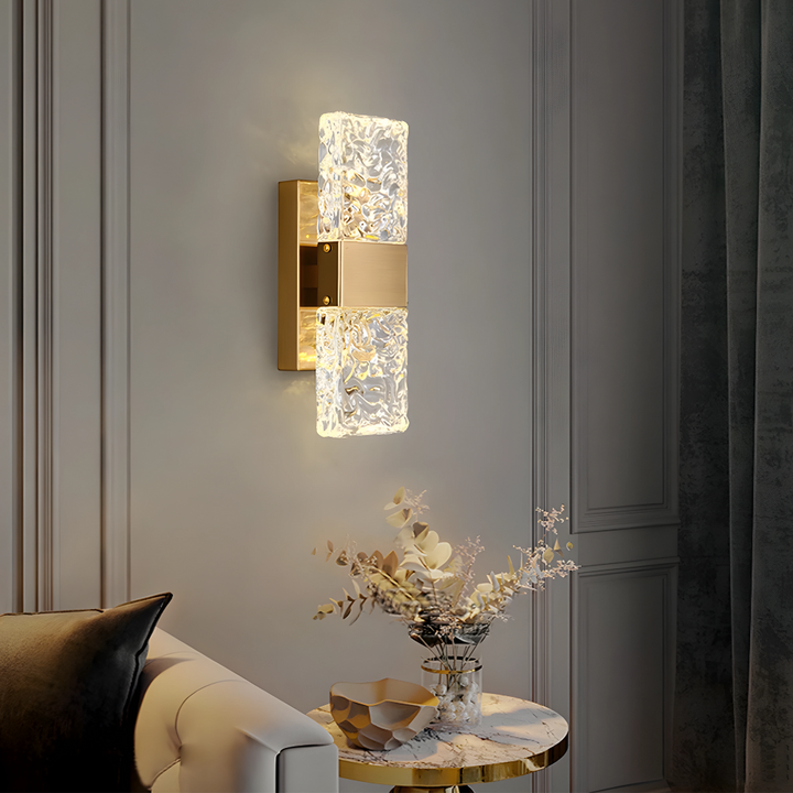 AuraCrystal - Design Wandlamp van Kristal