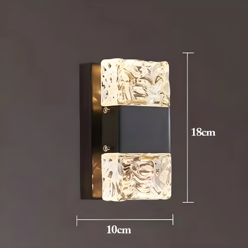 AuraCrystal - Design Wandlamp van Kristal