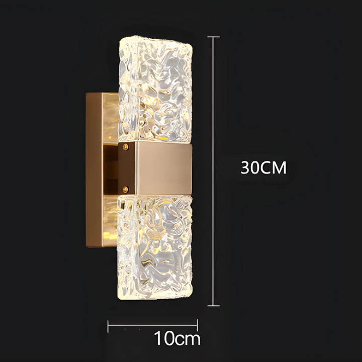 AuraCrystal - Design Wandlamp van Kristal