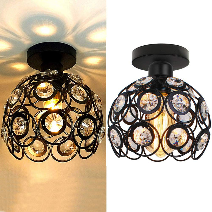 Crystaluxe - Elegante Kristallen Plafondlamp