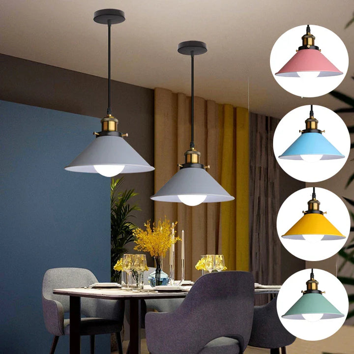 Moderne ontmoet - LED Industriële Hoorn Hanglamp