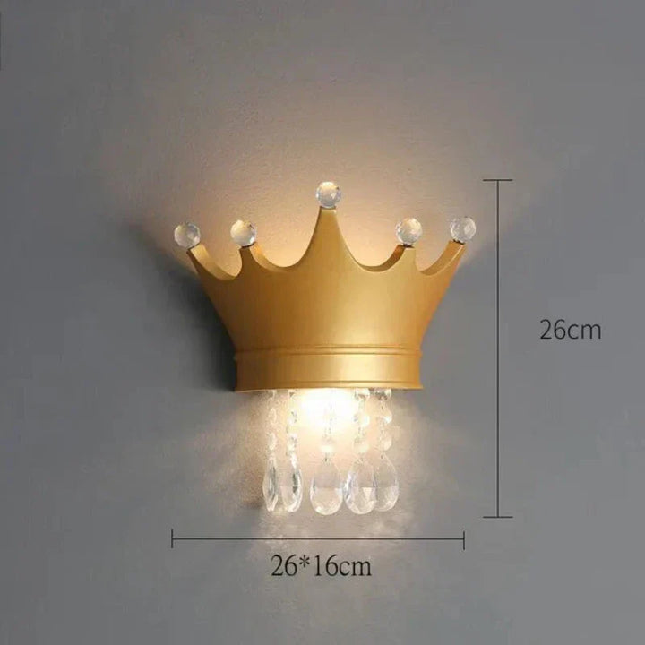 LuminaGlimmer - Kroon Wandlamp