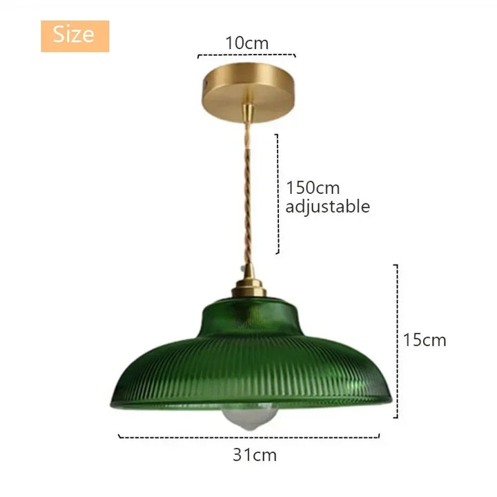 GlacialGlow - Glas Hanglamp