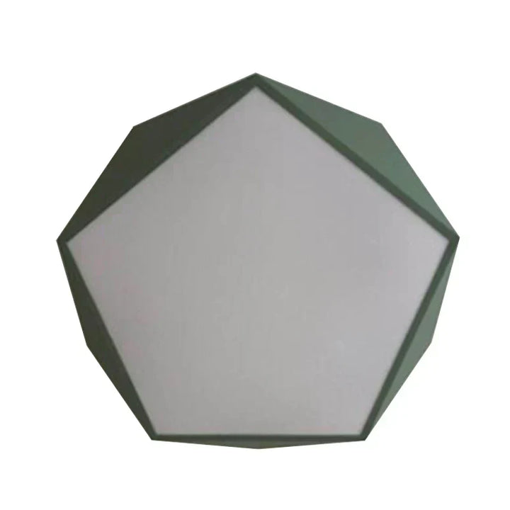 LuminaPolygon - Vijfhoekige Plafondlamp Macaron