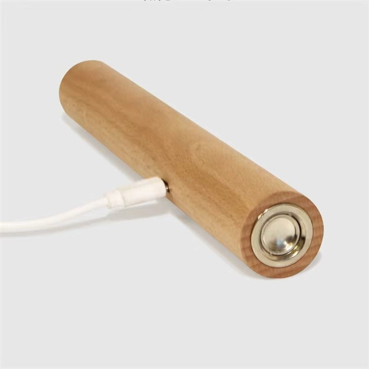 WoodGlow - Oplaadbare Houten Wandlamp