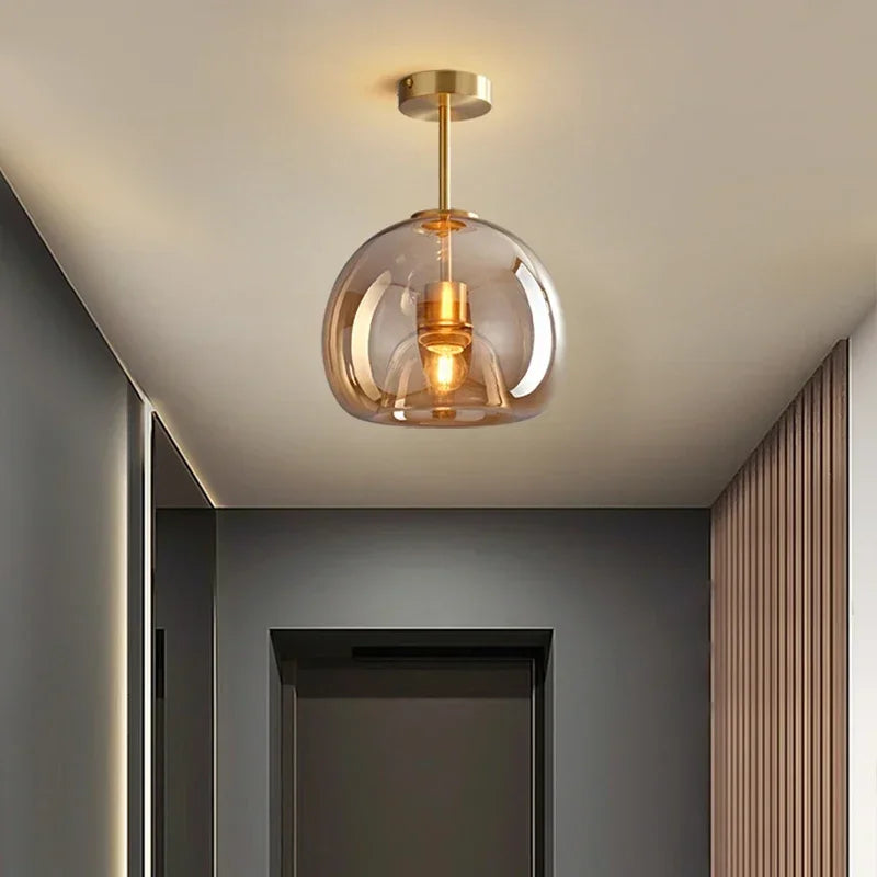 EssenceGlow - Minimalistische Glas Plafondlamp