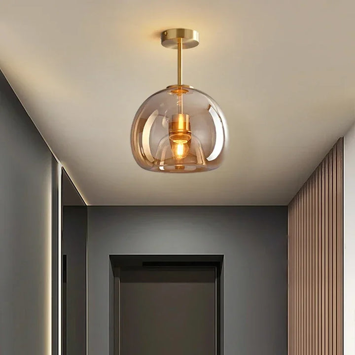 EssenceGlow - Minimalistische Glas Plafondlamp