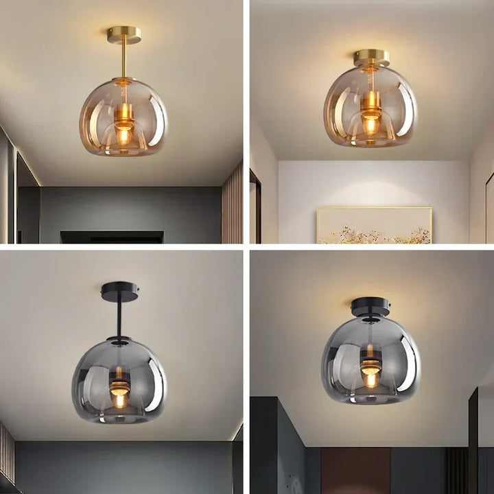 EssenceGlow - Minimalistische Glas Plafondlamp