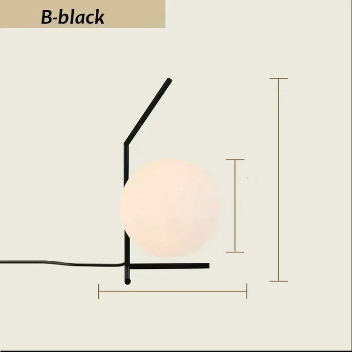UrbanElegance - Moderne minimalistische glazen huishoudlamp