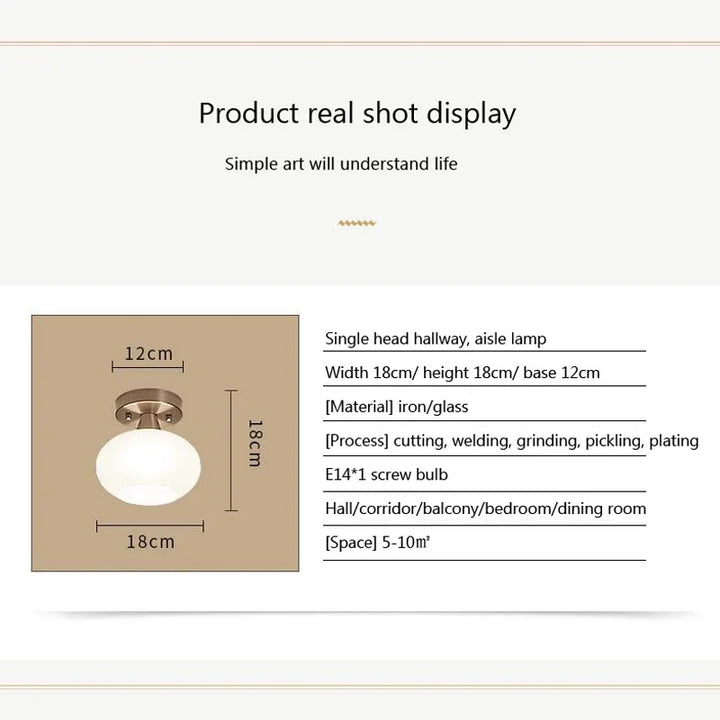 AisleAura - Helder Moderne LED-Lamp