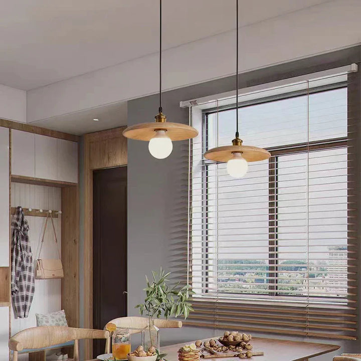 NordicNimbus - Scandinavische Houten Hanglamp