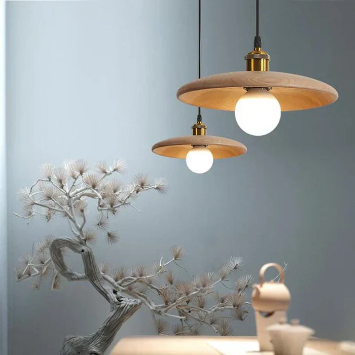 NordicNimbus - Scandinavische Houten Hanglamp