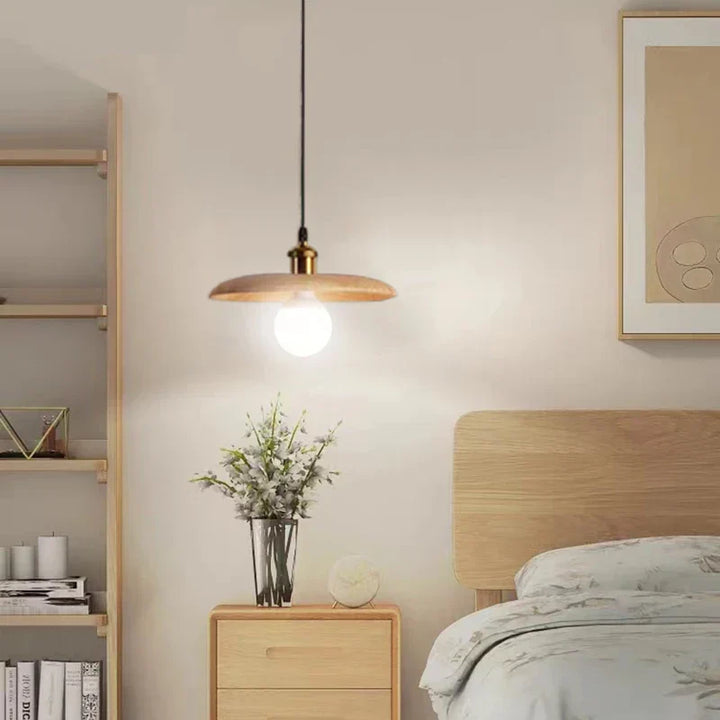 NordicNimbus - Scandinavische Houten Hanglamp