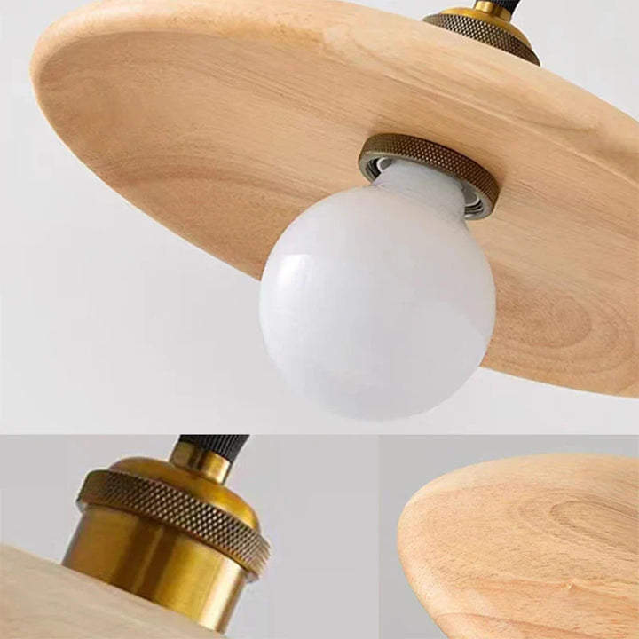 NordicNimbus - Scandinavische Houten Hanglamp
