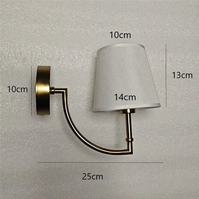 LuminaLuxe - Hedendaagse Linnen Wandlamp