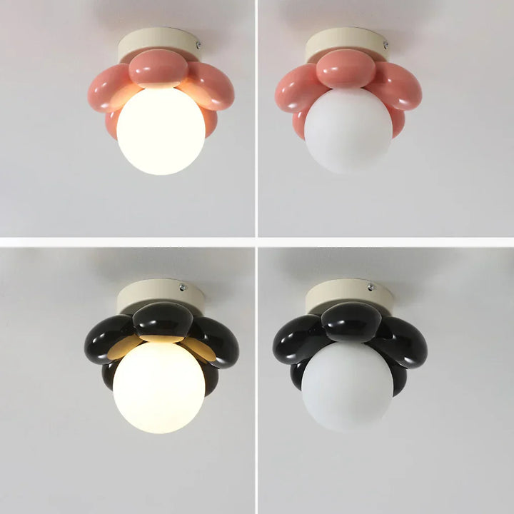 FloraAura - Plafondlamp met Scandinavische Bloemen