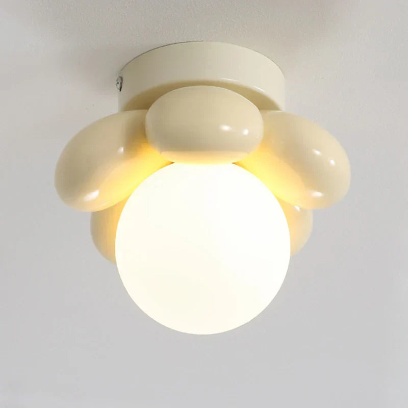 FloraAura - Plafondlamp met Scandinavische Bloemen