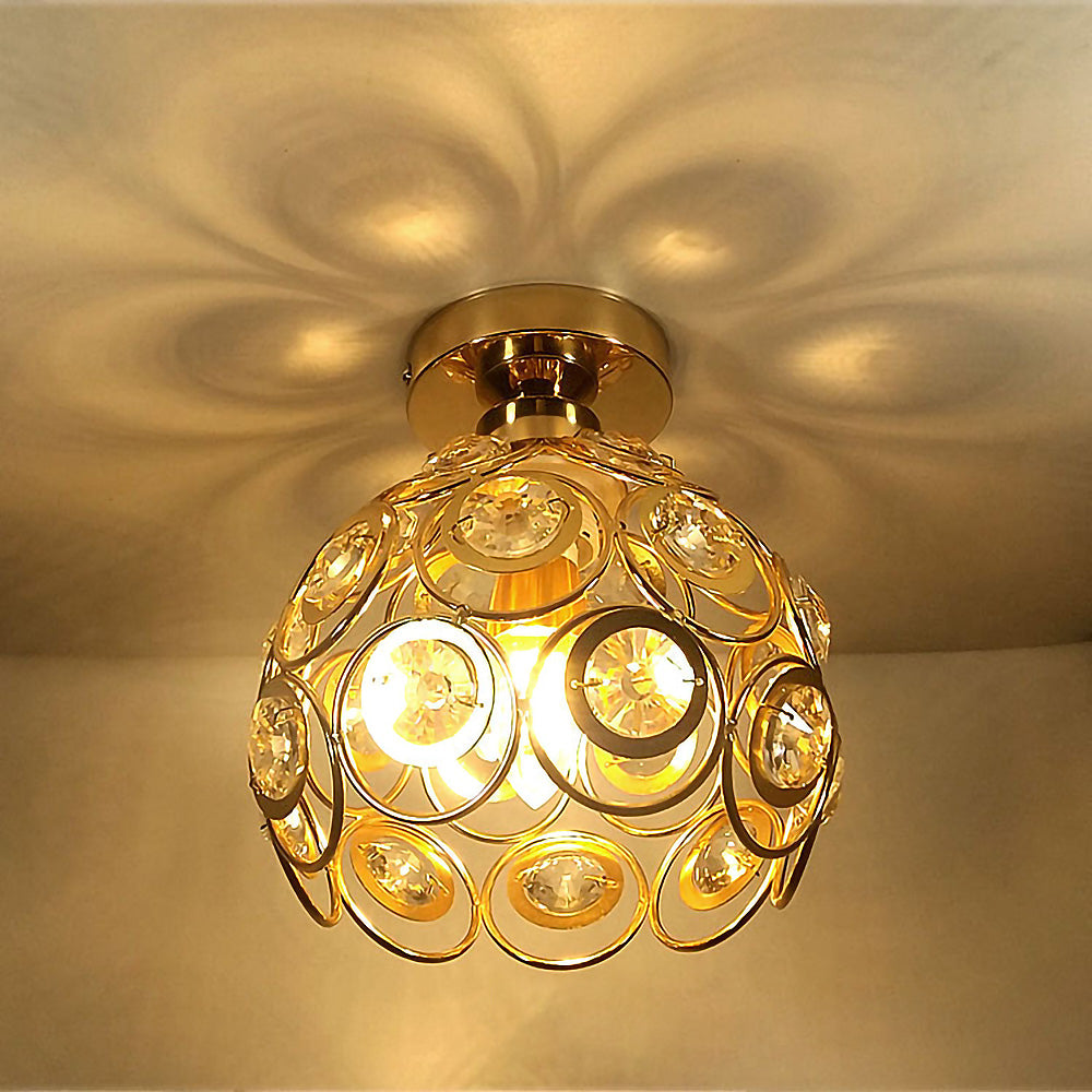 Crystaluxe - Elegante Kristallen Plafondlamp