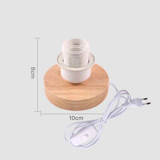 WoodWhimsy - Retro Houten Decoratie Lamp