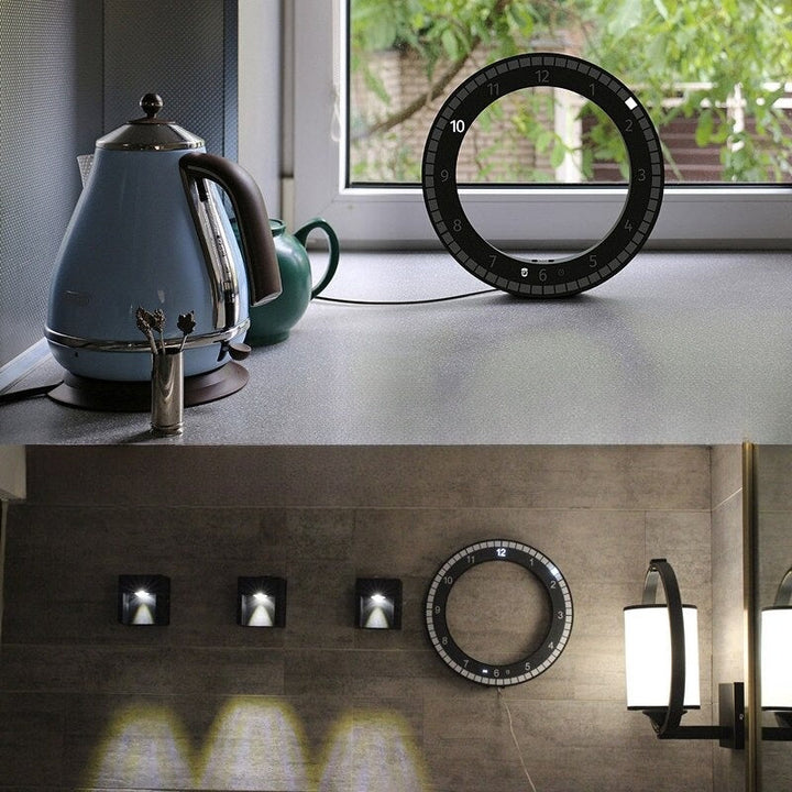 LuminaTech - Digitale LED Wandklok met USB